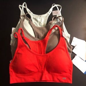 Three Marika, low impact, seamless, bras!